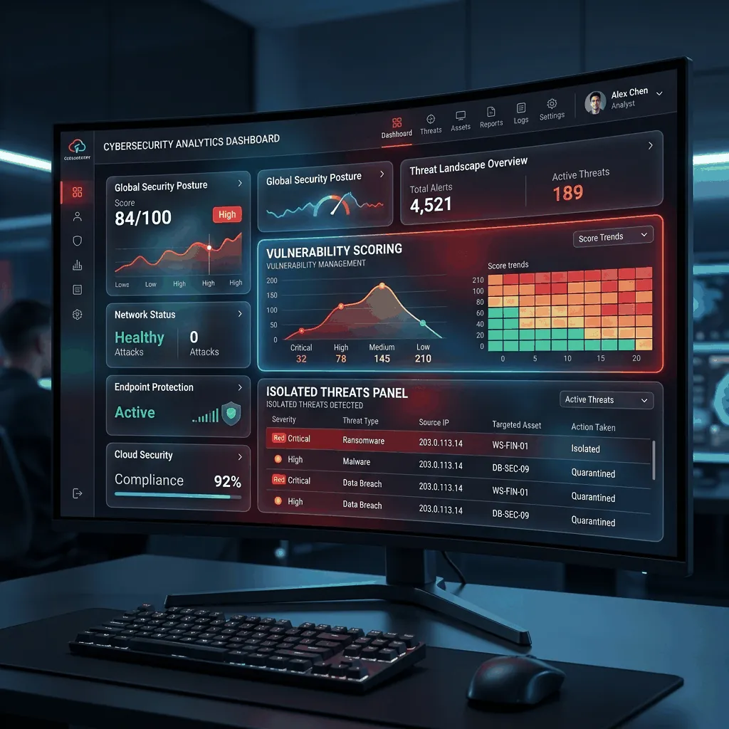 ExploitX Cyber Threat Analytics Dashboard